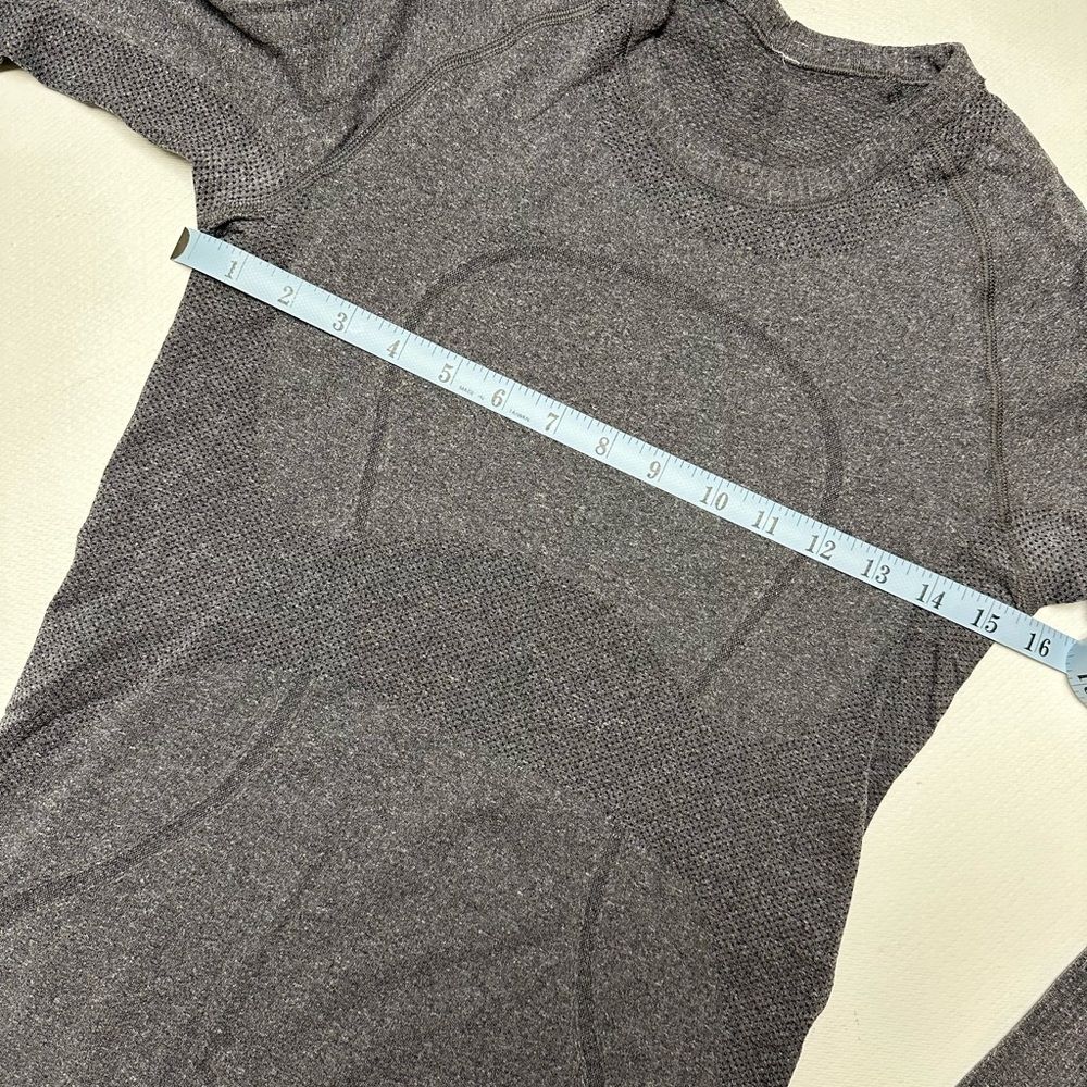 Lululemon Run: Swiftly Tech Long Sleeve In Heathe… - image 8